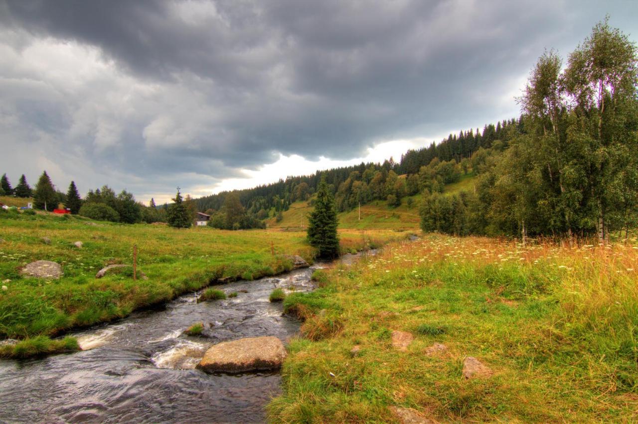 Wellness Chata Kastanek Kvilda Exteriör bild